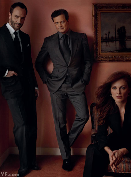 Tom Ford & Colin Firth & Julianne Moore